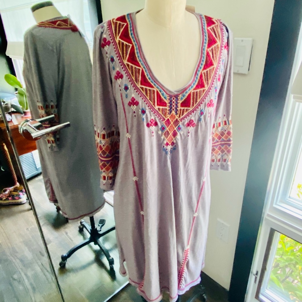 NWT Johnny Was Embroidered Tunic Sz S